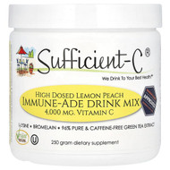 <img alt="Sufficient C, High Dosed Immune-Ade Drink Mix, Lemon Peach, 250 g" title="Sufficient C, High Dosed Immune-Ade Drink Mix, Lemon Peach, 250 g,040232053870"