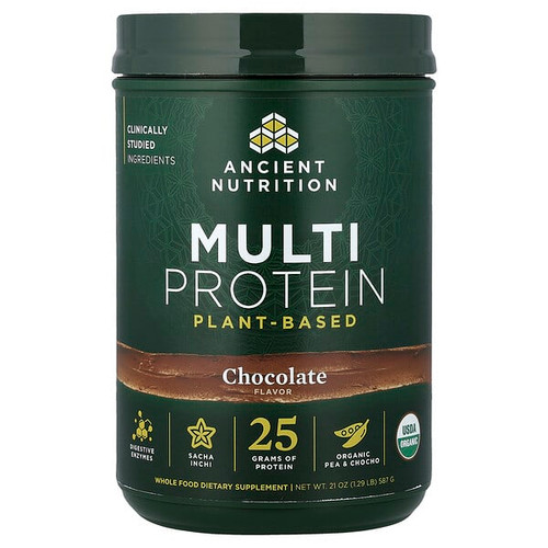 <img alt="Ancient Nutrition, Multi Protein, Plant Based, Chocolate, 1.29 lb (587 g)" title="Ancient Nutrition, Multi Protein, Plant Based, Chocolate, 1.29 lb (587 g),816401028709"