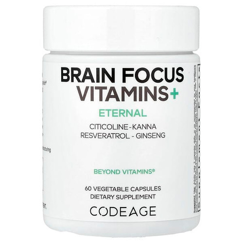 <img alt="Codeage, Eternal, Brain Focus Vitamins+, 60 Vegetable Capsules" title="Codeage, Eternal, Brain Focus Vitamins+, 60 Vegetable Capsules,850049609692"