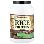 <img alt="NutriBiotic, Rice Protein Powder, Chocolate, 3 lb (1.36 kg)" title="NutriBiotic, Rice Protein Powder, Chocolate, 3 lb (1.36 kg),728177001612"
