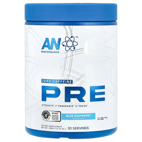 <img alt="AN Supps, Pre-Workout, Zero Caffeine, Blue Raspberry, 13.75 oz (390 g)" title="AN Supps, Pre-Workout, Zero Caffeine, Blue Raspberry, 13.75 oz (390 g),5056555207567"