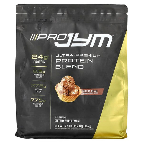 <img alt="JYM Supplement Science, Pro JYM, Ultra-Premium Protein Blend, Rocky Road, 2.1 lb (946 g)" title="JYM Supplement Science, Pro JYM, Ultra-Premium Protein Blend, Rocky Road, 2.1 lb (946 g),817047024261"