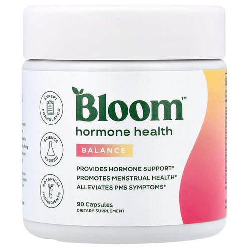 <img alt="Bloom, Hormone Health, Balance, 90 Capsules" title="Bloom, Hormone Health, Balance, 90 Capsules,810137461663"