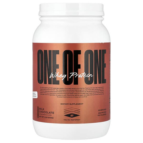 <img alt="ONE OF ONE, Whey Protein, Milk Chocolate, 2 lb (908 g)" title="ONE OF ONE, Whey Protein, Milk Chocolate, 2 lb (908 g),628235090193"