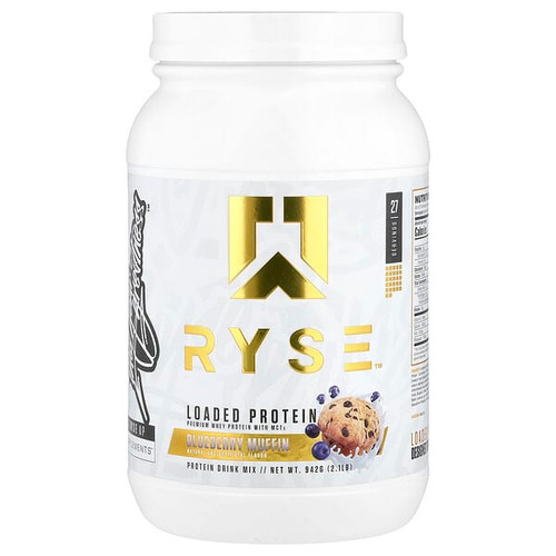 <img alt="RYSE, Loaded Protein, Blueberry Muffin, 2.1 lb (942 g)" title="RYSE, Loaded Protein, Blueberry Muffin, 2.1 lb (942 g),850041914404"