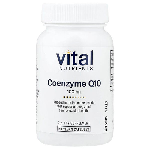 <img alt="Vital Nutrients, Coenzyme Q10, 100 mg, 60 Vegan Capsules" title="Vital Nutrients, Coenzyme Q10, 100 mg, 60 Vegan Capsules,693465405116"