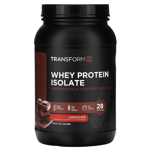 <img alt="TransformHQ, Whey Protein Isolate, Chocolate, 35 oz (980 g)" title="TransformHQ, Whey Protein Isolate, Chocolate, 35 oz (980 g),850002451818"