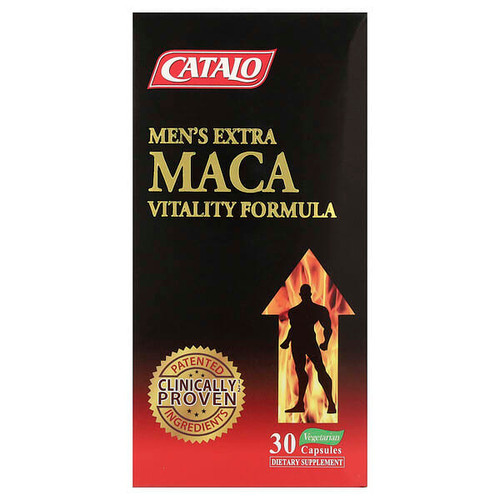 <img alt="CATALO, Mens Extra Maca Vitality Formula, 30 Vegetarian Capsules" title="CATALO, Mens Extra Maca Vitality Formula, 30 Vegetarian Capsules,810399025962"