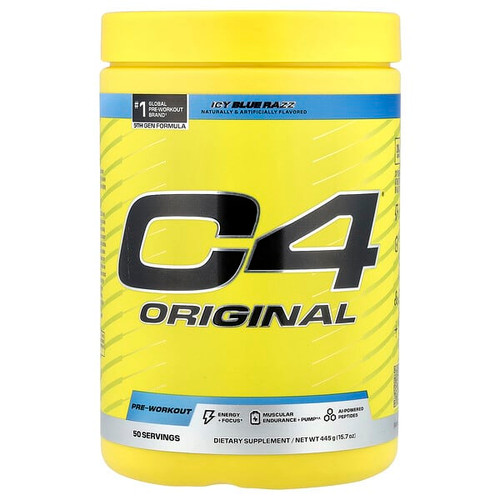 <img alt="C4 - Cellucor, C4 Original, Pre-Workout, Icy Blue Razz, 15.7 oz (445 g)" title="C4 - Cellucor, C4 Original, Pre-Workout, Icy Blue Razz, 15.7 oz (445 g),842595136555"
