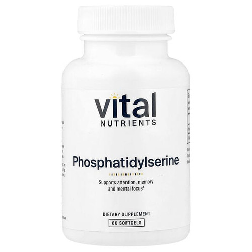 <img alt="Vital Nutrients, Phosphatidylserine, 60 Softgels (150 mg per Softgel)" title="Vital Nutrients, Phosphatidylserine, 60 Softgels (150 mg per Softgel),693465486115"