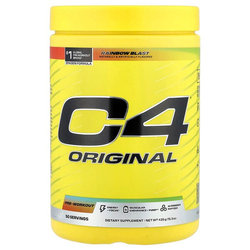 <img alt="C4 - Cellucor, C4 Original, Pre-Workout, Rainbow Blast, 15.3 oz (435 g)" title="C4 - Cellucor, C4 Original, Pre-Workout, Rainbow Blast, 15.3 oz (435 g),842595136562"