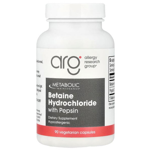 <img alt="Metabolic Maintenance, Betaine Hydrochloride with Pepsin, 90 Vegetarian Capsules" title="Metabolic Maintenance, Betaine Hydrochloride with Pepsin, 90 Vegetarian Capsules,838287006046"