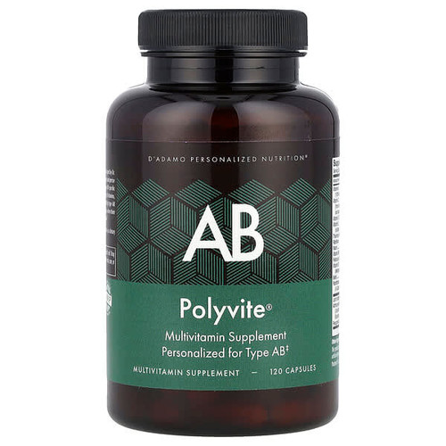 <img alt="Dadamo, Polyvite AB, Multivitamin Supplement, 120 Capsules" title="Dadamo, Polyvite AB, Multivitamin Supplement, 120 Capsules,858394000218"