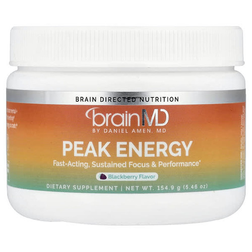 <img alt="BrainMD, Peak Energy, Blackberry, 5.46 oz (154.9 g)" title="BrainMD, Peak Energy, Blackberry, 5.46 oz (154.9 g),857568003840"
