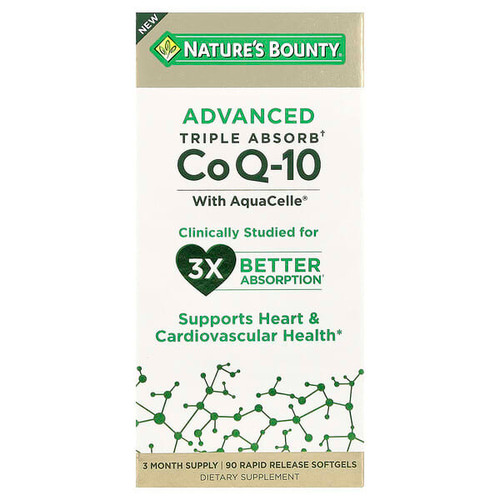 <img alt="Natures Bounty, Advanced Triple Absorb CoQ-10, 90 Rapid Release Softgels (100 mg per Softgel)" title="Natures Bounty, Advanced Triple Absorb CoQ-10, 90 Rapid Release Softgels (100 mg per Softgel),074312011269"