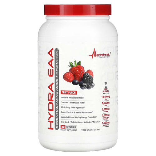 <img alt="Metabolic Nutrition, Hydra EAA, Fruit Punch , 35.2 oz (1,000 g)" title="Metabolic Nutrition, Hydra EAA, Fruit Punch , 35.2 oz (1,000 g),764779045050"