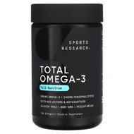 <img alt="Sports Research, Total Omega-3, 120 Softgels" title="Sports Research, Total Omega-3, 120 Softgels,023249012825"