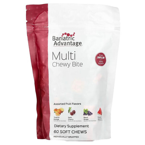 <img alt="Bariatric Advantage, Multi Chewy Bite, Assorted Fruit , 60 Soft Chews" title="Bariatric Advantage, Multi Chewy Bite, Assorted Fruit , 60 Soft Chews,755571954022"