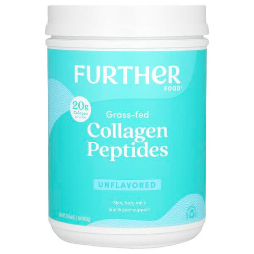 <img alt="Further Food, Grass-Fed Collagen Peptides, Unflavored, 21.16 oz (600 g)" title="Further Food, Grass-Fed Collagen Peptides, Unflavored, 21.16 oz (600 g),850006249756"