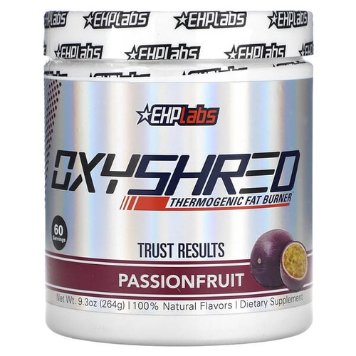 <img alt="EHPlabs, OxyShred, Thermogenic Fat Burner, Passionfruit, 9.3 oz (264 g)" title="EHPlabs, OxyShred, Thermogenic Fat Burner, Passionfruit, 9.3 oz (264 g),858221007274"
