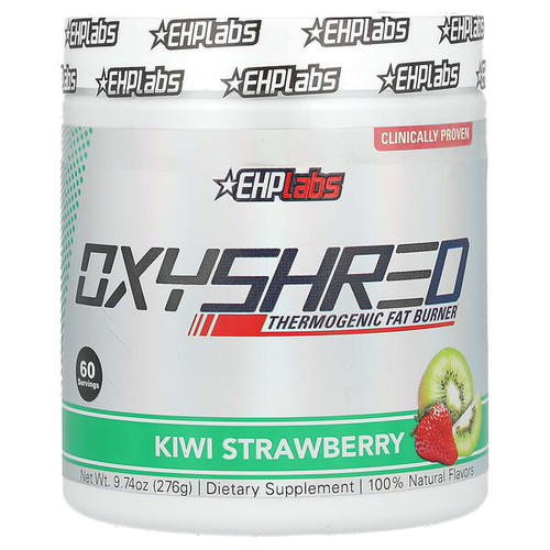 <img alt="EHPlabs, OxyShred, Thermogenic Fat Burner, Kiwi Strawberry, 9.74 oz (276 g)" title="EHPlabs, OxyShred, Thermogenic Fat Burner, Kiwi Strawberry, 9.74 oz (276 g),858221007250"