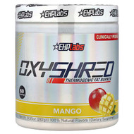 <img alt="EHPlabs, OxyShred, Thermogenic Fat Burner, Mango, 9.95 oz (282 g)" title="EHPlabs, OxyShred, Thermogenic Fat Burner, Mango, 9.95 oz (282 g),858221007267"