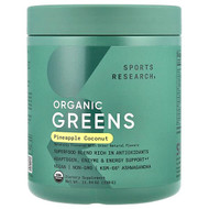 <img alt="Sports Research, Organic Greens, Pineapple Coconut, 11.64 oz (330 g)" title="Sports Research, Organic Greens, Pineapple Coconut, 11.64 oz (330 g),023249093312"