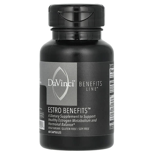 <img alt="DaVinci Laboratories, Benefits Line, Estro Benefits, 60 Capsules" title="DaVinci Laboratories, Benefits Line, Estro Benefits, 60 Capsules,026664007278"