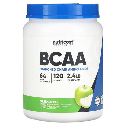 <img alt="Nutricost, Performance, BCAA, Green Apple, 2.4 lb (1,080 g)" title="Nutricost, Performance, BCAA, Green Apple, 2.4 lb (1,080 g),702669932349"
