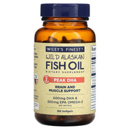 <img alt="Wileys Finest, Wild Alaskan Fish Oil, Peak DHA, 180 Softgels" title="Wileys Finest, Wild Alaskan Fish Oil, Peak DHA, 180 Softgels,850044010035"