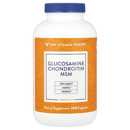 <img alt="The Vitamin Shoppe, Glucosamine Chondroitin MSM, 360 Capsules" title="The Vitamin Shoppe, Glucosamine Chondroitin MSM, 360 Capsules,766536016822"