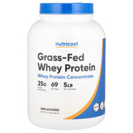 <img alt="Nutricost, Grass-Fed Whey Protein Concentrate, Unflavored, 5 lb (2,268 g)" title="Nutricost, Grass-Fed Whey Protein Concentrate, Unflavored, 5 lb (2,268 g),810139572251"