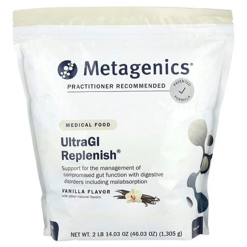 <img alt="Metagenics, UltraGI Replenish, Vanilla, 46.03 oz (1,305 g)" title="Metagenics, UltraGI Replenish, Vanilla, 46.03 oz (1,305 g),755571947253"
