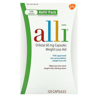 <img alt="Alli, Orlistat, Weight Loss Aid, Refill Pack , 60 mg, 120 Capsules" title="Alli, Orlistat, Weight Loss Aid, Refill Pack , 60 mg, 120 Capsules,353100469254"