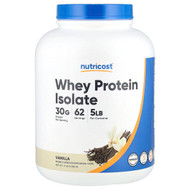 <img alt="Nutricost, Whey Protein Isolate, Vanilla, 5 lbs (2,268 g)" title="Nutricost, Whey Protein Isolate, Vanilla, 5 lbs (2,268 g),810139571612"