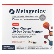 <img alt="Metagenics, Clear Change, 10-Day Detox Program, Vanilla, 4 Piece Set" title="Metagenics, Clear Change, 10-Day Detox Program, Vanilla, 4 Piece Set,755571944337"