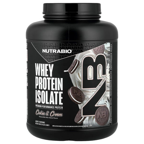 <img alt="NutraBio, Whey Protein Isolate, Cookies & Cream, 5 lb (2,268 g)" title="NutraBio, Whey Protein Isolate, Cookies & Cream, 5 lb (2,268 g),649908266127"