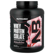 <img alt="NutraBio, Whey Protein Isolate, Strawberry Ice Cream, 5 lb (2,268 g)" title="NutraBio, Whey Protein Isolate, Strawberry Ice Cream, 5 lb (2,268 g),649908500221"