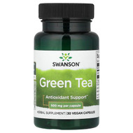 <img alt="Swanson Vitamins, Green Tea, 500 mg, 30 Vegan Capsules" title="Swanson Vitamins, Green Tea, 500 mg, 30 Vegan Capsules,087614112473"