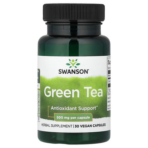 <img alt="Swanson Vitamins, Green Tea, 500 mg, 30 Vegan Capsules" title="Swanson Vitamins, Green Tea, 500 mg, 30 Vegan Capsules,087614112473"