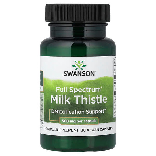 <img alt="Swanson Vitamins, Full Spectrum Milk Thistle, 30 Vegan Capsules (0.5 g per Capsule)" title="Swanson Vitamins, Full Spectrum Milk Thistle, 30 Vegan Capsules (0.5 g per Capsule),087614115573"