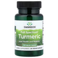 <img alt="Swanson Vitamins, Full Spectrum Turmeric, 720 mg, 30 Vegan Capsules" title="Swanson Vitamins, Full Spectrum Turmeric, 720 mg, 30 Vegan Capsules,087614112404"