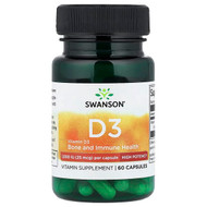 <img alt="Swanson Vitamins, Vitamin D3, High Potency, 25 mcg (1,000 IU), 60 Capsules" title="Swanson Vitamins, Vitamin D3, High Potency, 25 mcg (1,000 IU), 60 Capsules,087614115108"