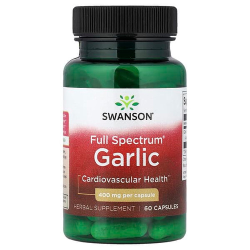 <img alt="Swanson Vitamins, Full Spectrum Garlic, 400 mg, 60 Capsules" title="Swanson Vitamins, Full Spectrum Garlic, 400 mg, 60 Capsules,087614112633"