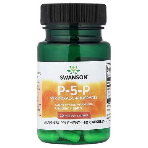 <img alt="Swanson Vitamins, P-5-P, 20 mg, 60 Capsules" title="Swanson Vitamins, P-5-P, 20 mg, 60 Capsules,087614117096"