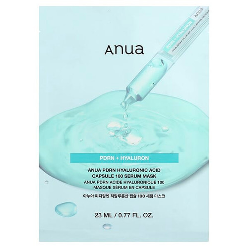 <img alt="Anua, PDRN Hyaluronic Acid Capsule 100 Serum Beauty Mask, 1 Sheet, 0.77 fl oz (23 ml)" title="Anua, PDRN Hyaluronic Acid Capsule 100 Serum Beauty Mask, 1 Sheet, 0.77 fl oz (23 ml),8809640737763"