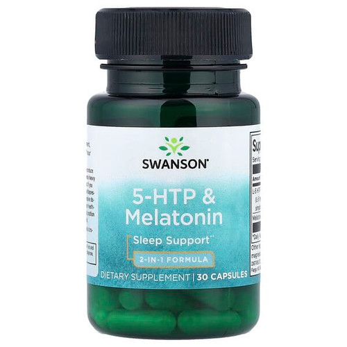 <img alt="Swanson Vitamins, 5-HTP & Melatonin, 30 Capsules" title="Swanson Vitamins, 5-HTP & Melatonin, 30 Capsules,087614027647"