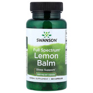 <img alt="Swanson Vitamins, Full Spectrum, Lemon Balm, 500 mg, 60 Capsules" title="Swanson Vitamins, Full Spectrum, Lemon Balm, 500 mg, 60 Capsules,087614111209"