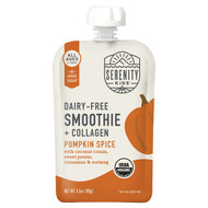 <img alt="Serenity Kids, Dairy-Free Smoothie + Collagen, All Ages 6+ Months, Pumpkin Spice, 3.5 oz (99 g)" title="Serenity Kids, Dairy-Free Smoothie + Collagen, All Ages 6+ Months, Pumpkin Spice, 3.5 oz (99 g),850000411647"