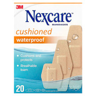 <img alt="Nexcare, Cushioned Waterproof Bandages, 20 Assorted Sizes" title="Nexcare, Cushioned Waterproof Bandages, 20 Assorted Sizes,051131215719"